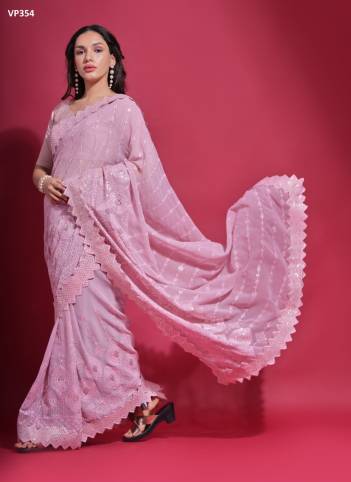 FASHION BERRY NAYAN VP354 DESIGNER GEORGETTE SAREE WHOLESALER IN INDIA